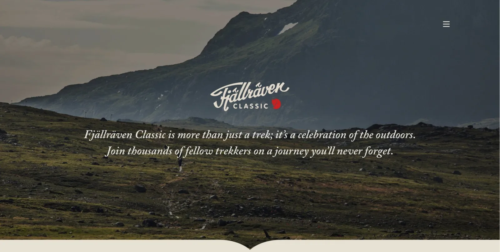 Fjällräven Classic - an online trekking event for hiking enthusiasts