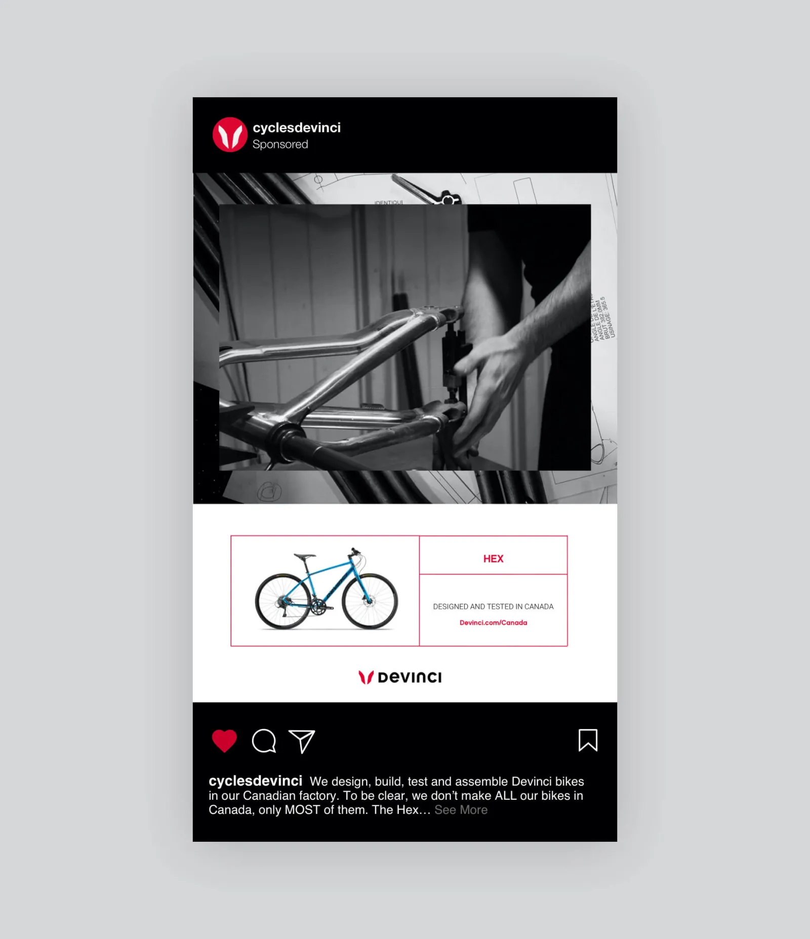 Instagram in feed post english